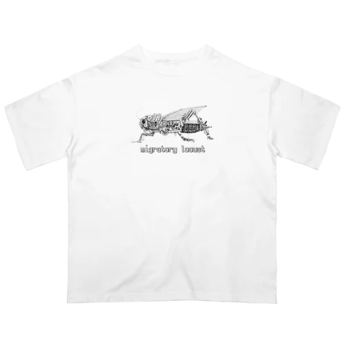 機械のトノサマバッタ オーバーサイズTシャツ