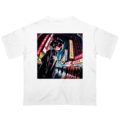 目隠し鬼娘 Oversized T-Shirt