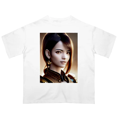 機械仕掛けの美女001 オーバーサイズTシャツ