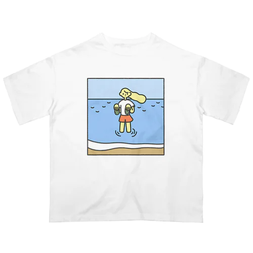 𝙂𝙞𝙧𝙡 𝙞𝙣 𝙩𝙝𝙚 𝙎𝙚𝙖 オーバーサイズTシャツ