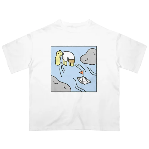 𝙄𝙣 𝙩𝙝𝙚 𝙍𝙞𝙫𝙚𝙧 オーバーサイズTシャツ