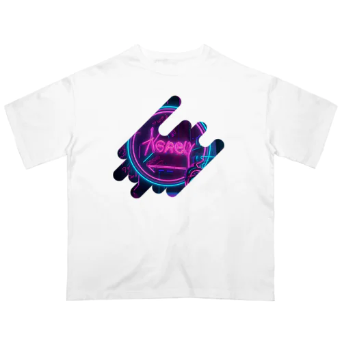 neon back オーバーサイズTシャツ