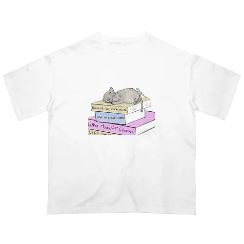 積ん読デグー オーバーサイズTシャツ