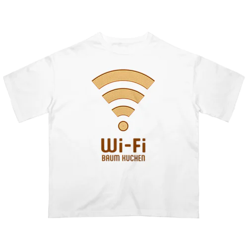 Wi-Fi バウムクーヘン Oversized T-Shirt