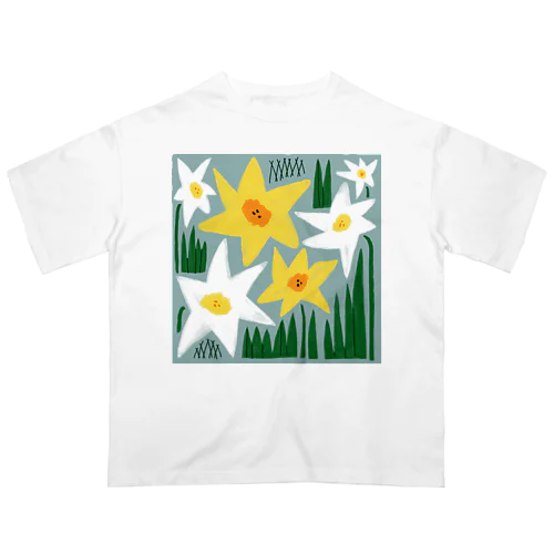 水仙の花 オーバーサイズTシャツ