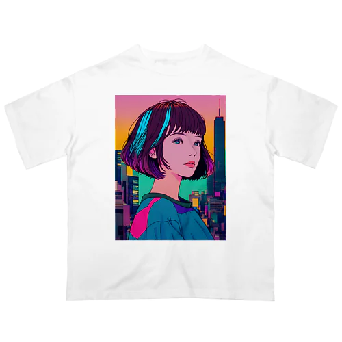 CITY GIRL J Oversized T-Shirt