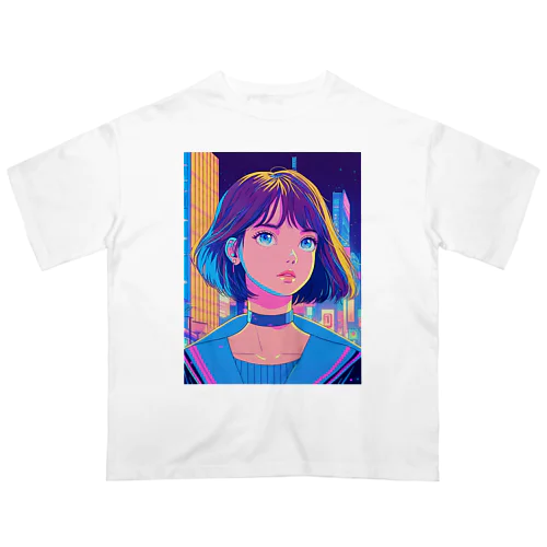 CITY GIRL K Oversized T-Shirt