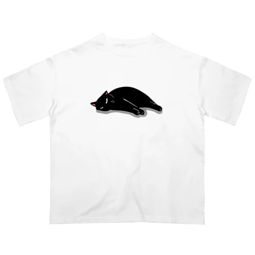 無気力な黒猫① Oversized T-Shirt