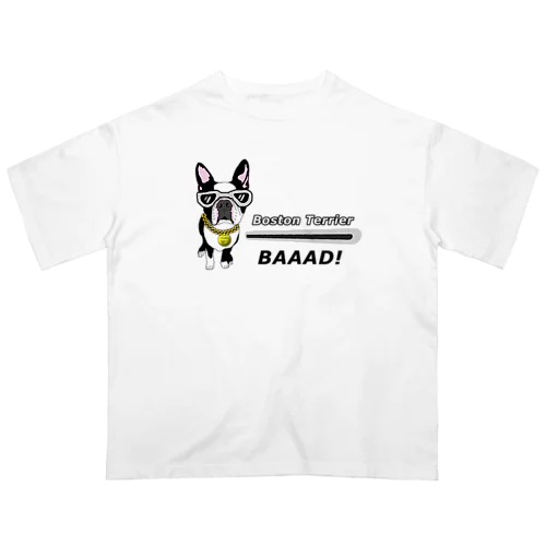 イケてるボストンテリア オーバーサイズTシャツ