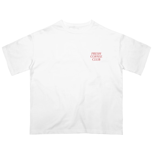 FRESH COFFEE CLUB Oversized T-Shirt