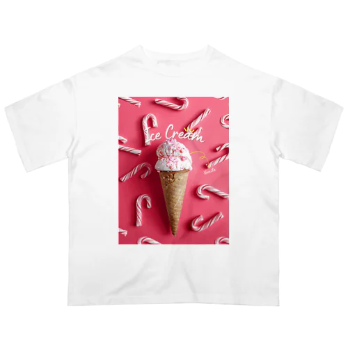 アイスクリーム オーバーサイズTシャツ