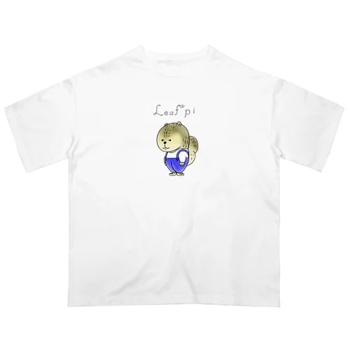Leafpi's ロゴ オーバーサイズTシャツ