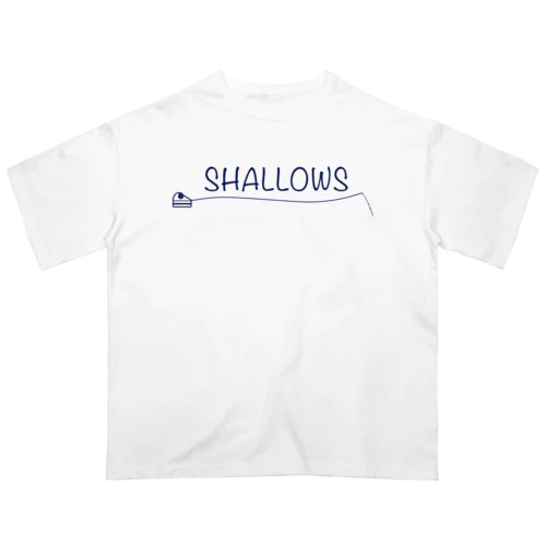 3/8ozブランド SHALLOWS 「a piece of cake」 Oversized T-Shirt