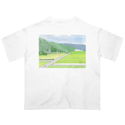 オクシズの風景 Oversized T-Shirt