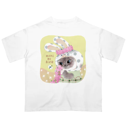 うさ猫１０ズ２ロコ オーバーサイズTシャツ