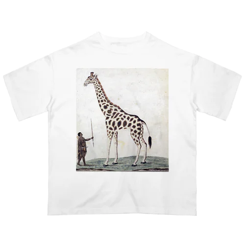 キリン（Giraffa Camelopardalis）、ロバート・ジェイコブ・ゴードン、1779年 オーバーサイズTシャツ