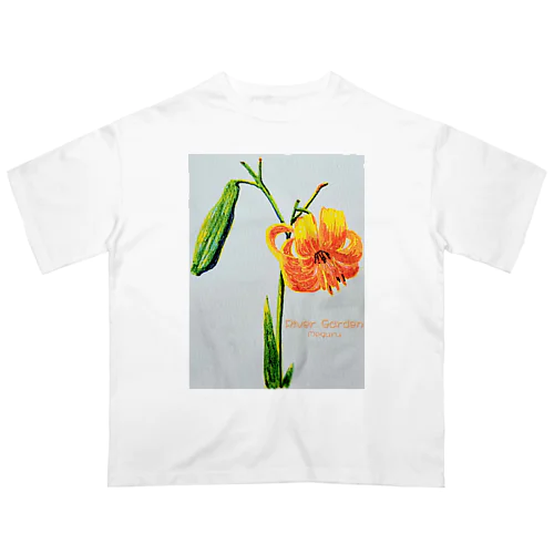 River Garden 野姫百合 オーバーサイズTシャツ