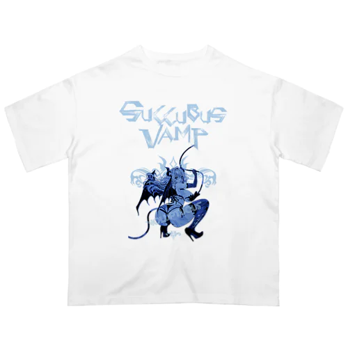 SUCCUBUS VAMP 0614 小悪魔 ヴォラプチュアス ブルー オーバーサイズTシャツ