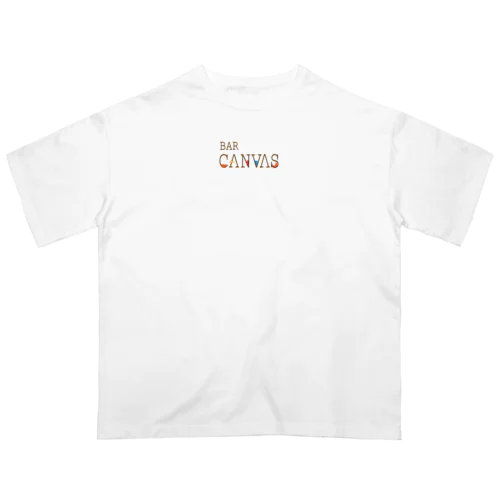 BAR CANVASロゴ オーバーサイズTシャツ