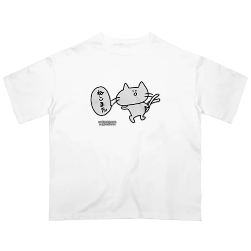 ねこまたネコチャン オーバーサイズTシャツ