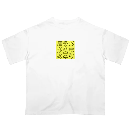 生活シリーズ(柄) Oversized T-Shirt