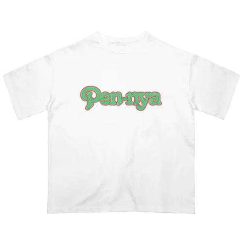 Pen-nya　グリーン Oversized T-Shirt