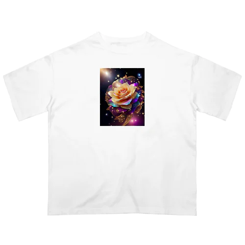 宇宙のクリスタルローズ Oversized T-Shirt