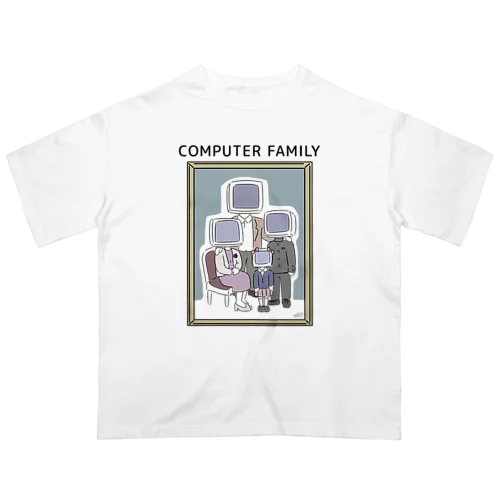 コンピューターファミリー オーバーサイズTシャツ