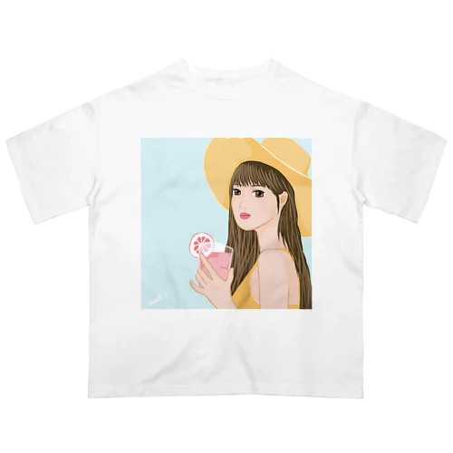 トロピカルカクテル Oversized T-Shirt