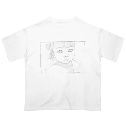 どこぞの娘ちゃん Oversized T-Shirt