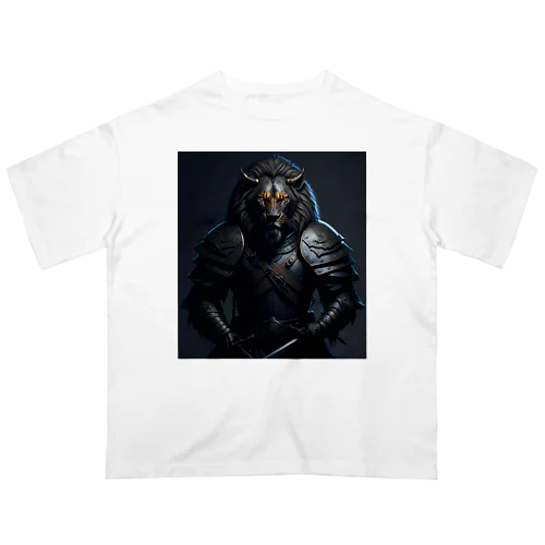 百獣の王ライオン侍 オーバーサイズTシャツ