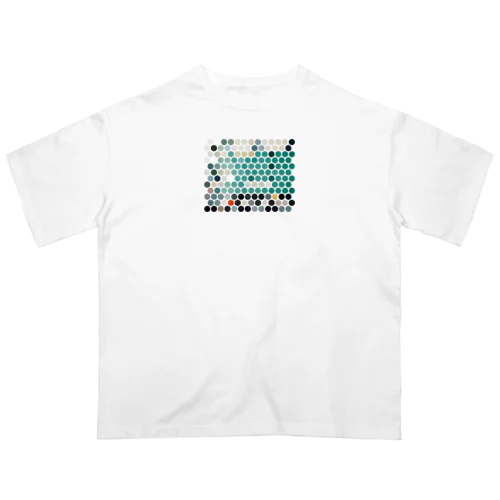 まるいタイル風その2 Oversized T-Shirt