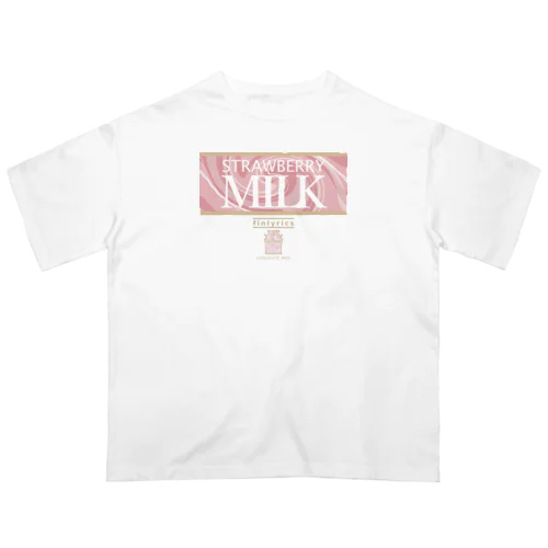 finlyrics - Strawberry Milk Oversized T-Shirt