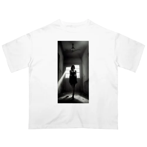 a woman in the shadows Oversized T-Shirt