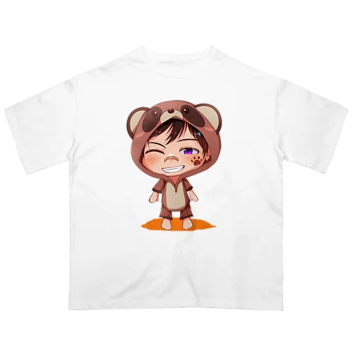 須戸コウ_着ぐるみミニキャラVer オーバーサイズTシャツ