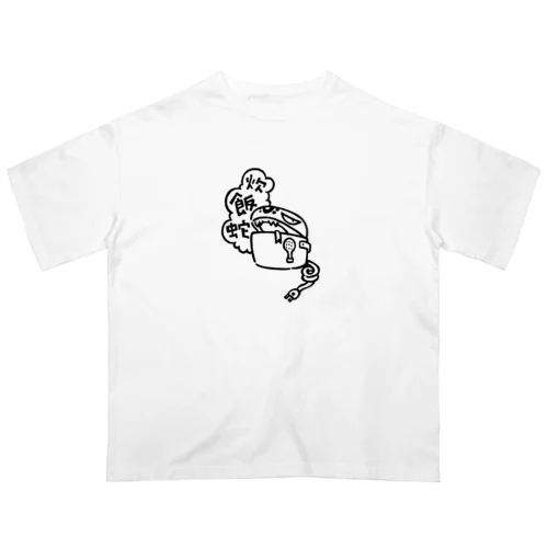 炊飯蛇 Oversized T-Shirt