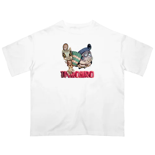 照れてるズ゛ by AI Oversized T-Shirt