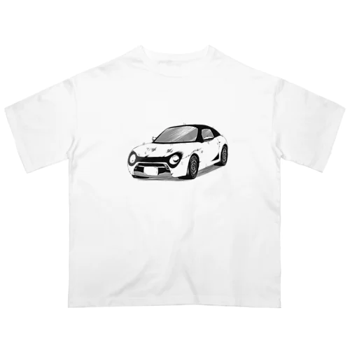 漫画風なお車 Oversized T-Shirt