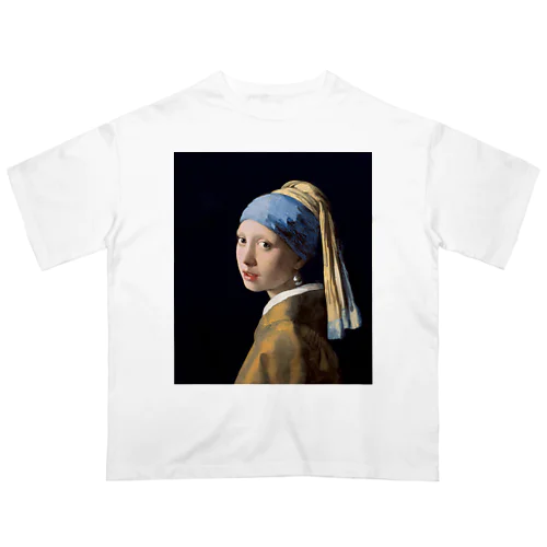 真珠の耳飾りの少女 / Girl with a Pearl Earring オーバーサイズTシャツ