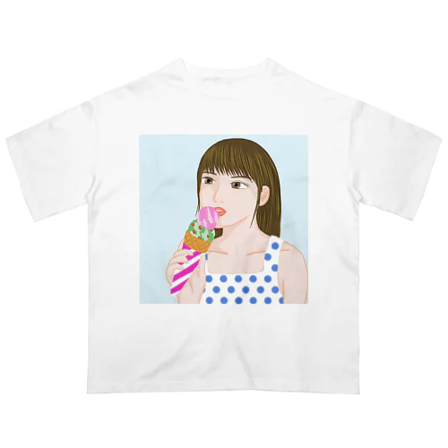 アイスクリーム オーバーサイズTシャツ