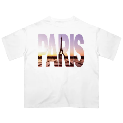 France Paris Sunrise フランス パリ 日の出 オーバーサイズTシャツ