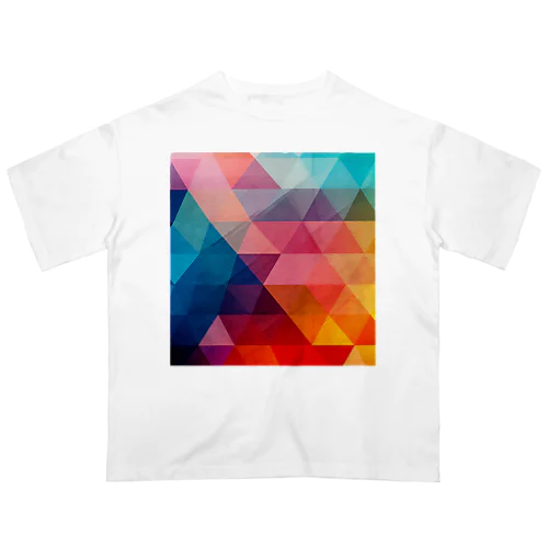 幾何学2 オーバーサイズTシャツ