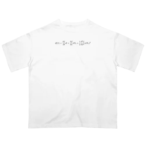 伊藤の補題 - Ito's lemma - オーバーサイズTシャツ