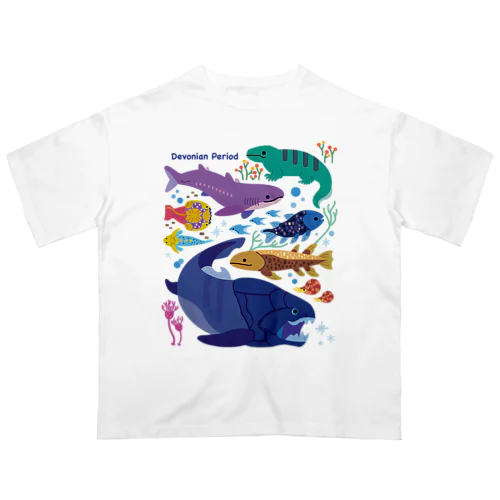 デボン紀の生き物たち Oversized T-Shirt