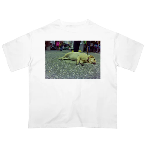 台中の眉毛犬さん オーバーサイズTシャツ