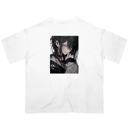 黒髪の子 オーバーサイズTシャツ