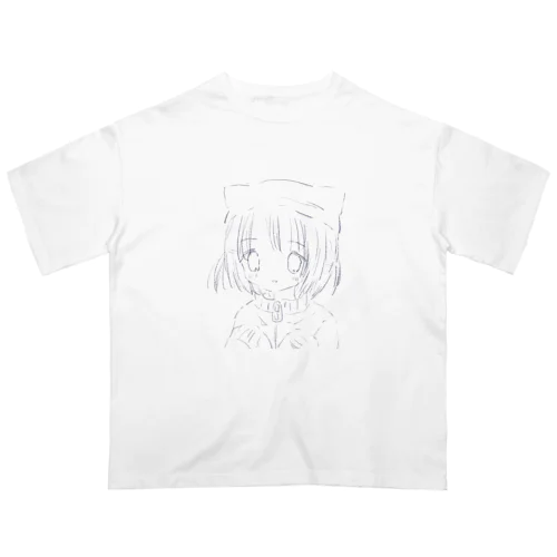 ふわねこ・しんどろ～む オーバーサイズTシャツ