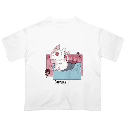 ねこちゃん オーバーサイズTシャツ