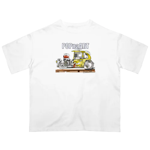 ホットロッドモザイク Oversized T-Shirt