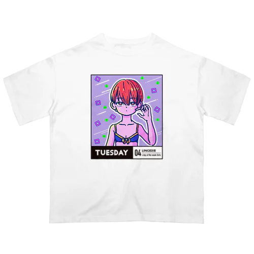 04-2-lingerie-Tuesday オーバーサイズTシャツ